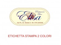 Etichette adesive per pasticcerie, bar, panetterie e gelaterie (mm 45x20)  (cod.40/I )
